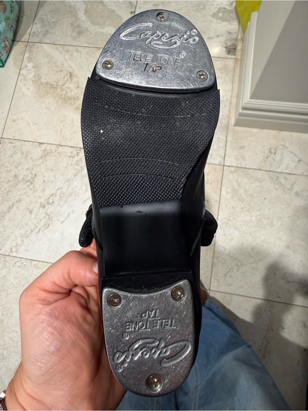 Capezio Black Kids Tap Boot with Metal Taps